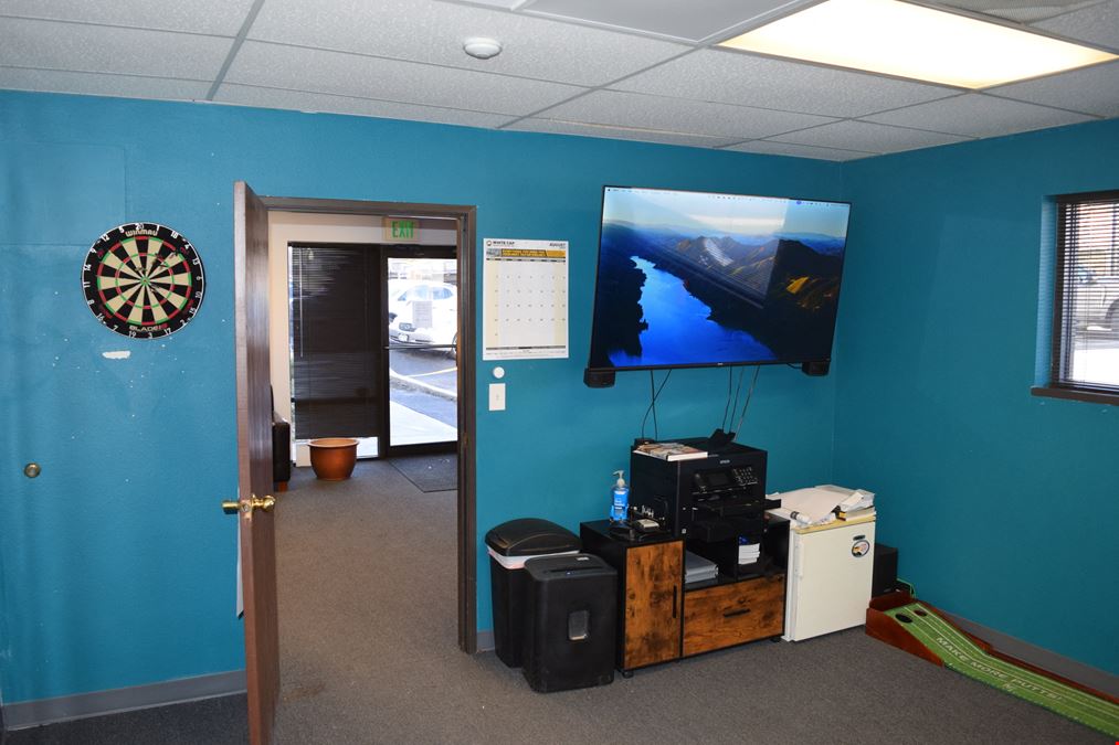 3,300 SF Warehouse space with an oversized drive-in door