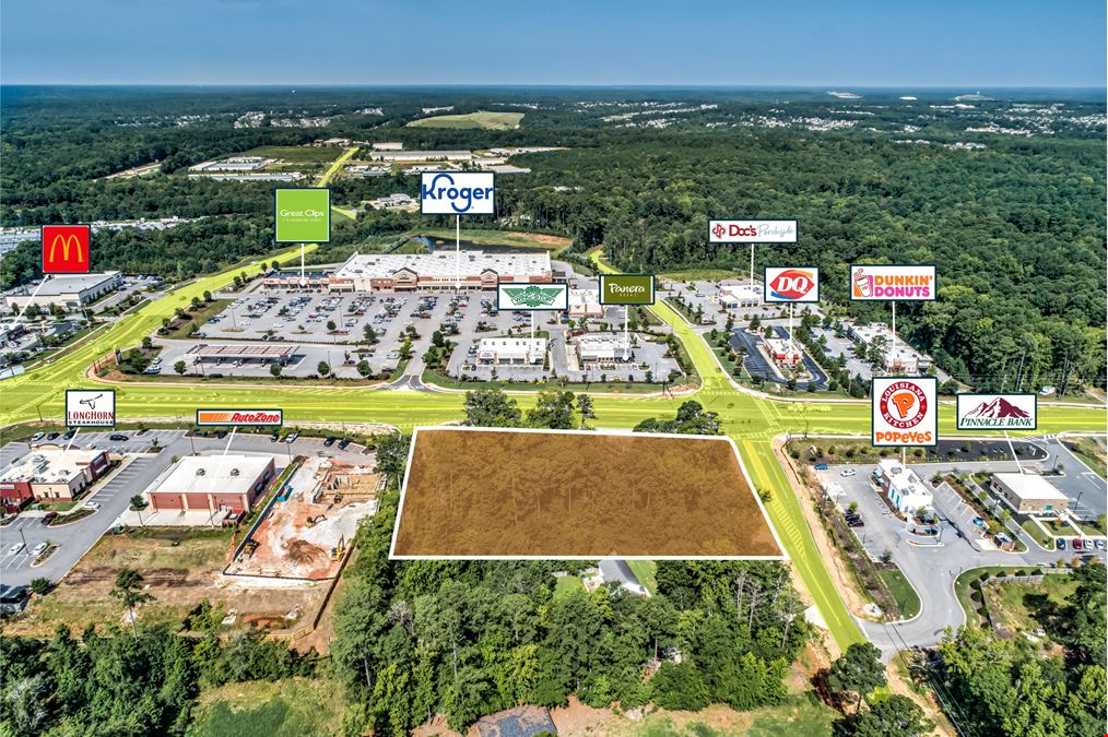 1.81 Acre Signalized Corner Ground Lease or Build-to-suit