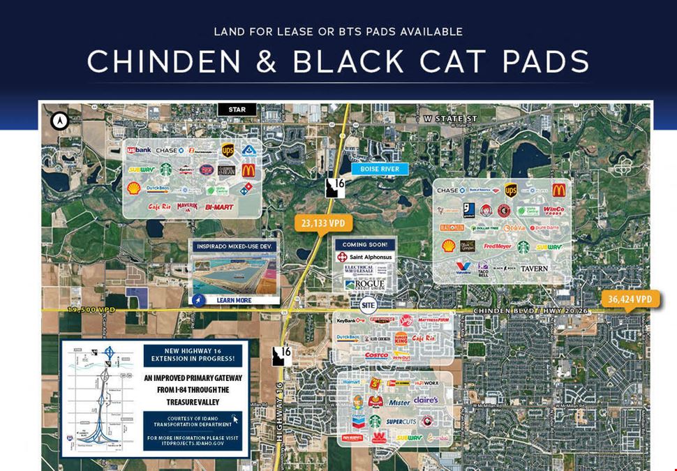 Chinden & Black Cat Pads