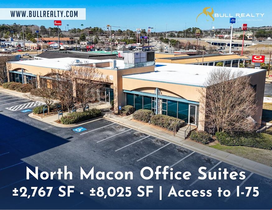 North Macon Office Suites | ±2,767 SF - ±8,025 SF | Access to I-75