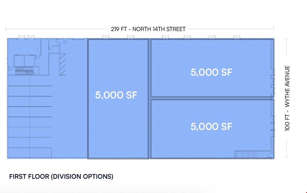 5,000 - 22,000 SF | 21 Wythe Avenue | New Flagship Retail Opportunity For Lease