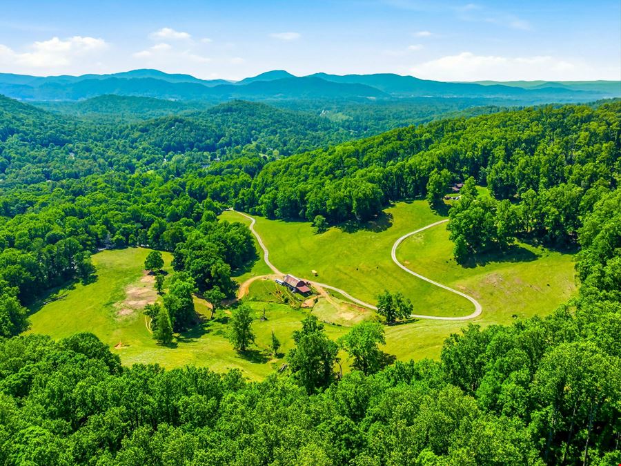 Rare South Asheville Estate Farm on ±80 Acres