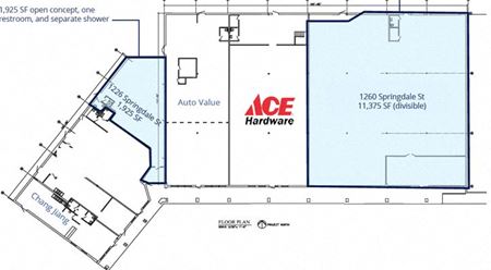 Preview of commercial space at 1200 Springdale St