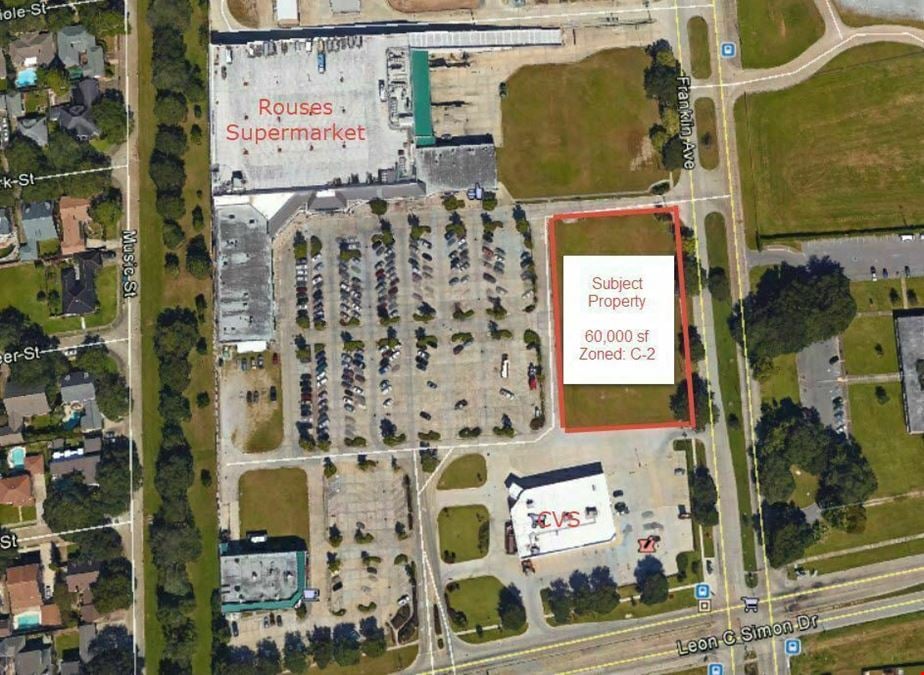 Gentilly Rouse's Outparcel for Lease or Build to Suit