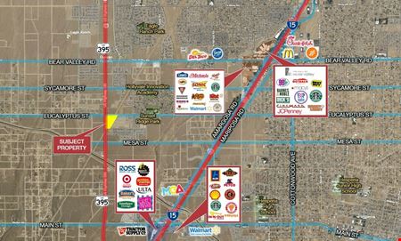 Preview of VacantLand space for Sale at  Hwy 395 & Eucalyptus St