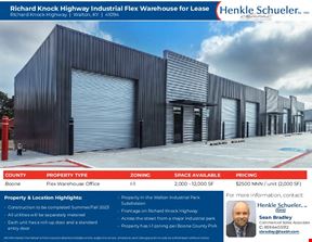 Richard Knock Highway Industrial Flex Warehouse for Lease