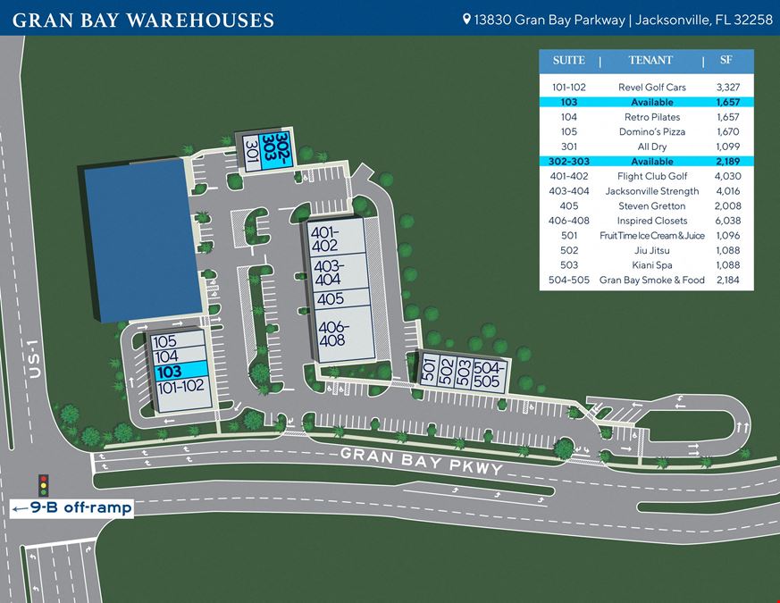 Gran Bay Warehouses