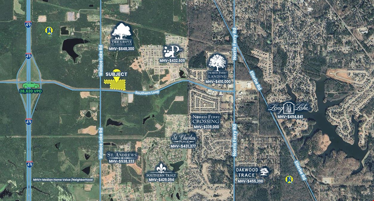 Wallace Lake Rd Land at Southern Loop