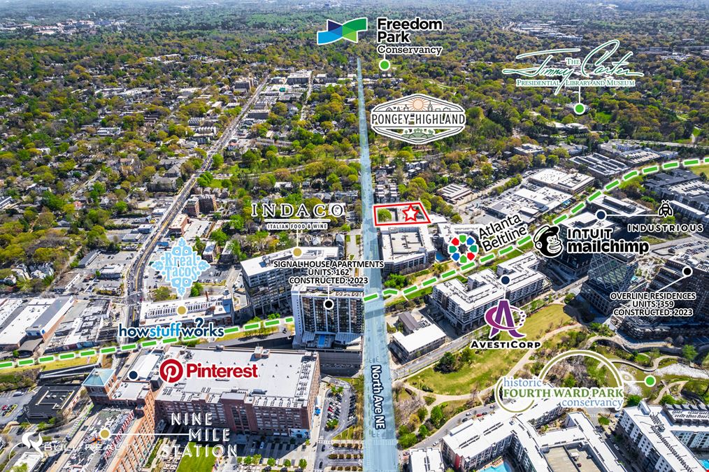Eastside Beltline Development Site | Adaptive Reuse Warehouse | ±1.0 AC | ±18,300 SF