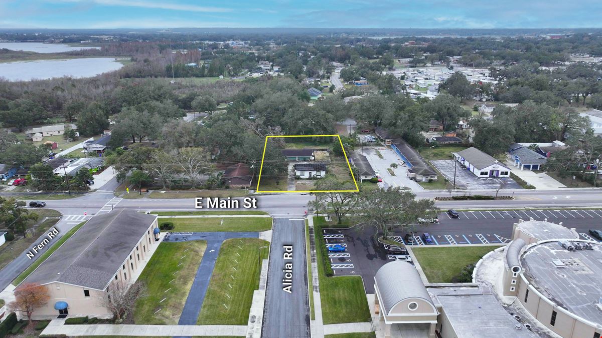 Over 1/2 Acre Opportunity With Improvements Near Downtown Lakeland