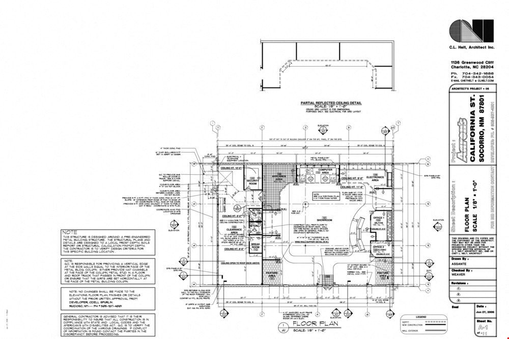 7,000+- sf retail showroom along N. California St. in Socorro, NM