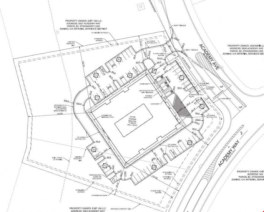 Proposed Stay APT Suites Development Site