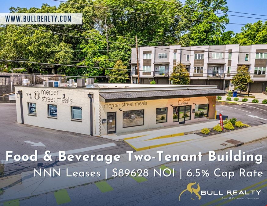 Food & Beverage Two-Tenant Building | NNN Leases | 6.5% Cap Rate