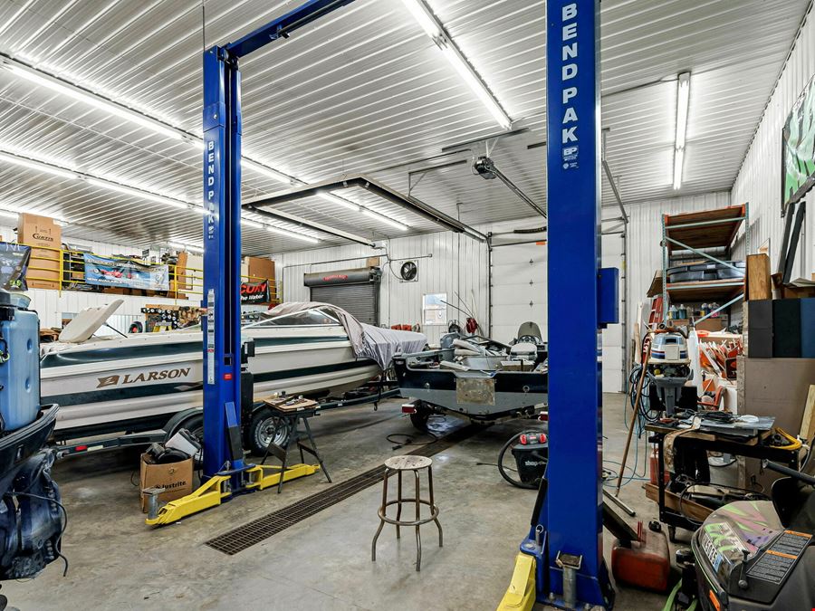 Turn key boat and ATV repair shop is ready for new ownership!