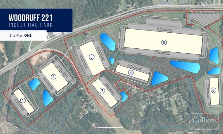 ±330-Acre Industrial Tract in Woodruff, SC