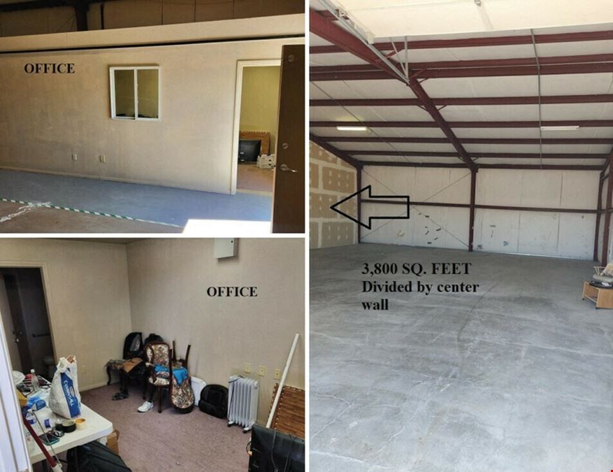 FINAL PRICE DROP:  Pahrump Industrial Warehouse on 2.47 acres of vacant land