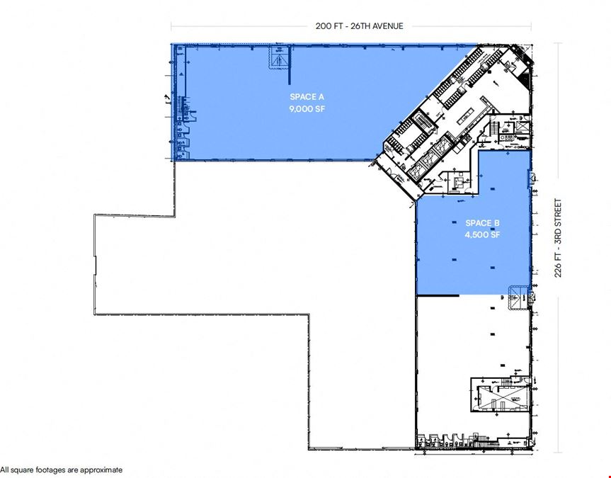 4,500 - 13,500 SF | 2-24 26th Avenue | Divisible Office Space for Lease