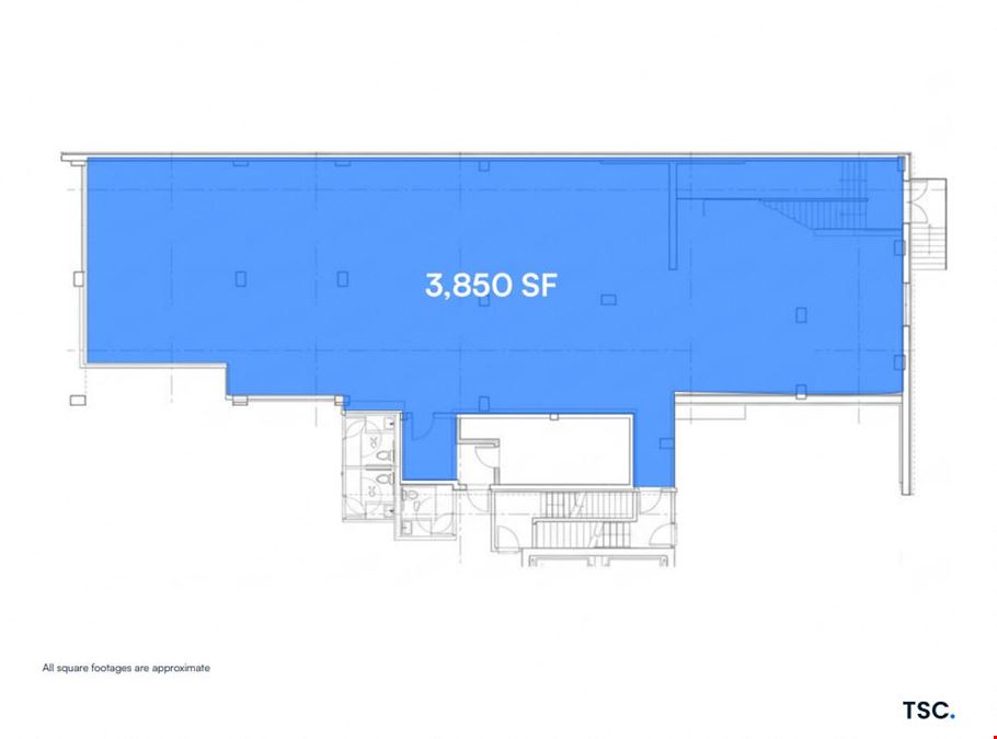 3,850 SF | 45-57 Davis Street | Vented Retail Space with Private Side Entrance for Lease