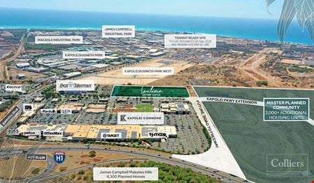 Preview of commercial space at Corner of Kapolei Parkway and future road to freeway (across Kapolei Commons)