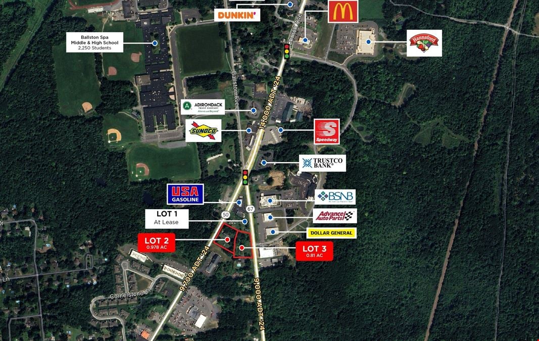 Rte. 67 & 50- Two Commercially Zoned Lots