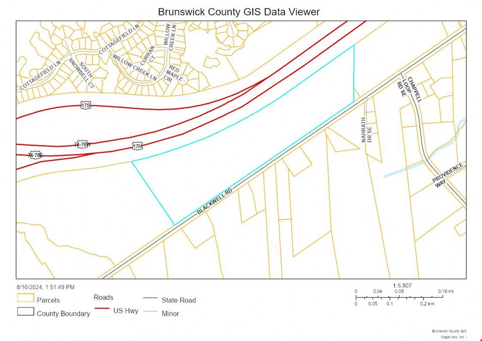 Belville Brunswick Co NC 26 Acre Commercial Site