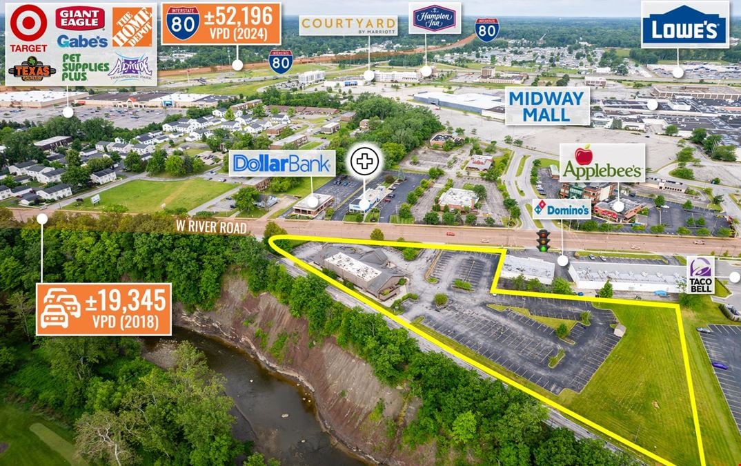 REIT Sale | Former Golden Corral | 19K VPD | Cleveland MSA | 3.6 Acres