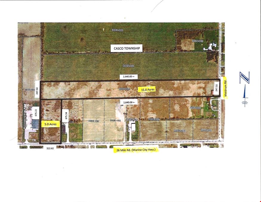 For Sale: Two parcels  Industrial Vacant Land with 2 Road Frontages