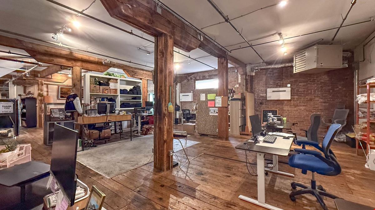 Commercial space available in the Old Cannery Building, an iconic three-storey brick building in Downtown Kelowna