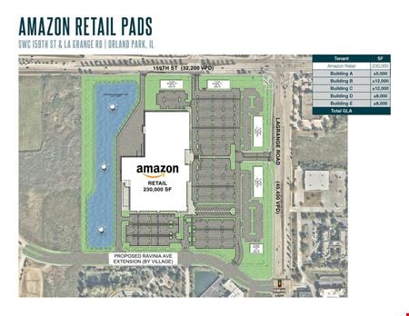 Preview of Retail space for Rent at  SWC 159TH ST & LA GRANGE RD