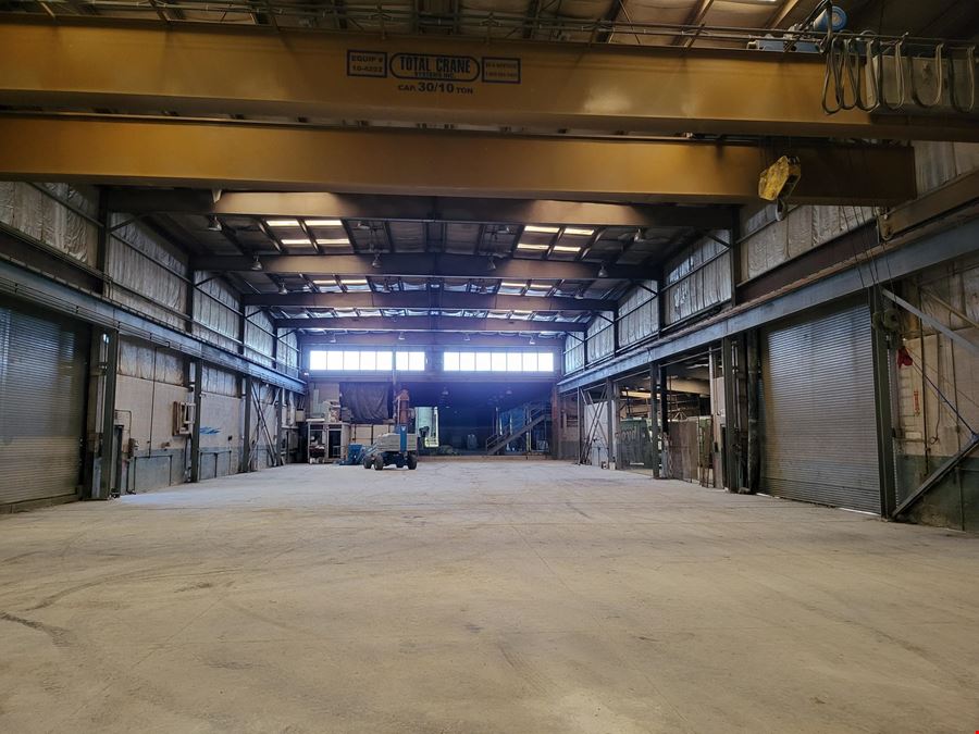 Industrial Building with Overhead Cranes