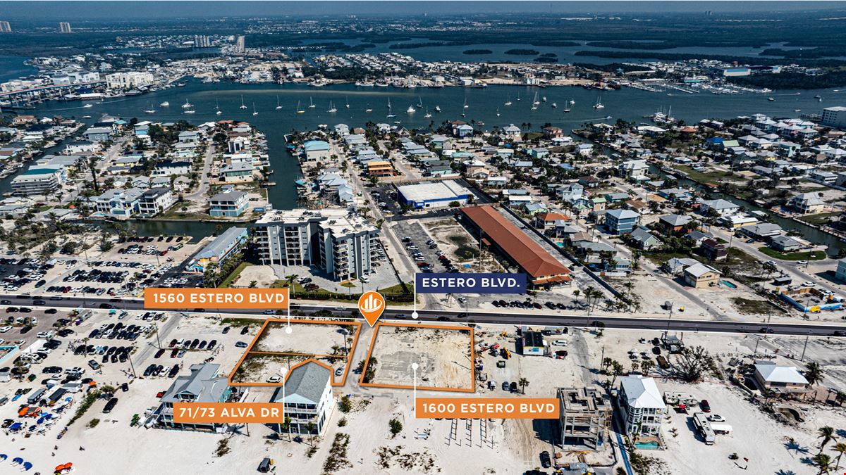 1600 Estero Blvd; 71/73 Alva Dr; 1560 Estero Blvd