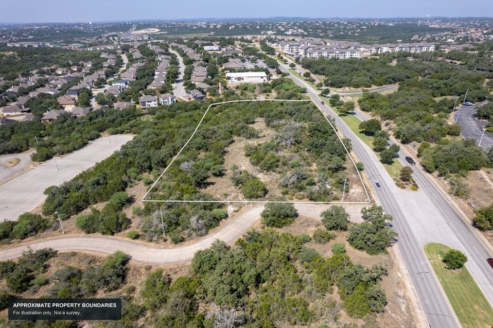 3.75 AC Development Site on Stone Oak Pkwy, Zoned C-3