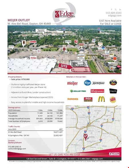 Preview of Land space for Rent at W. Alex Bell Road
