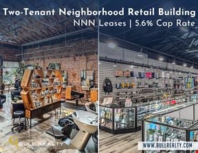 Two-Tenant Neighborhood Retail Building | NNN Leases | 5.6% Cap Rate