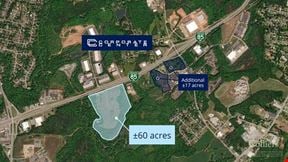 ±60 Acres Available Near Corporate Center & Business I-85
