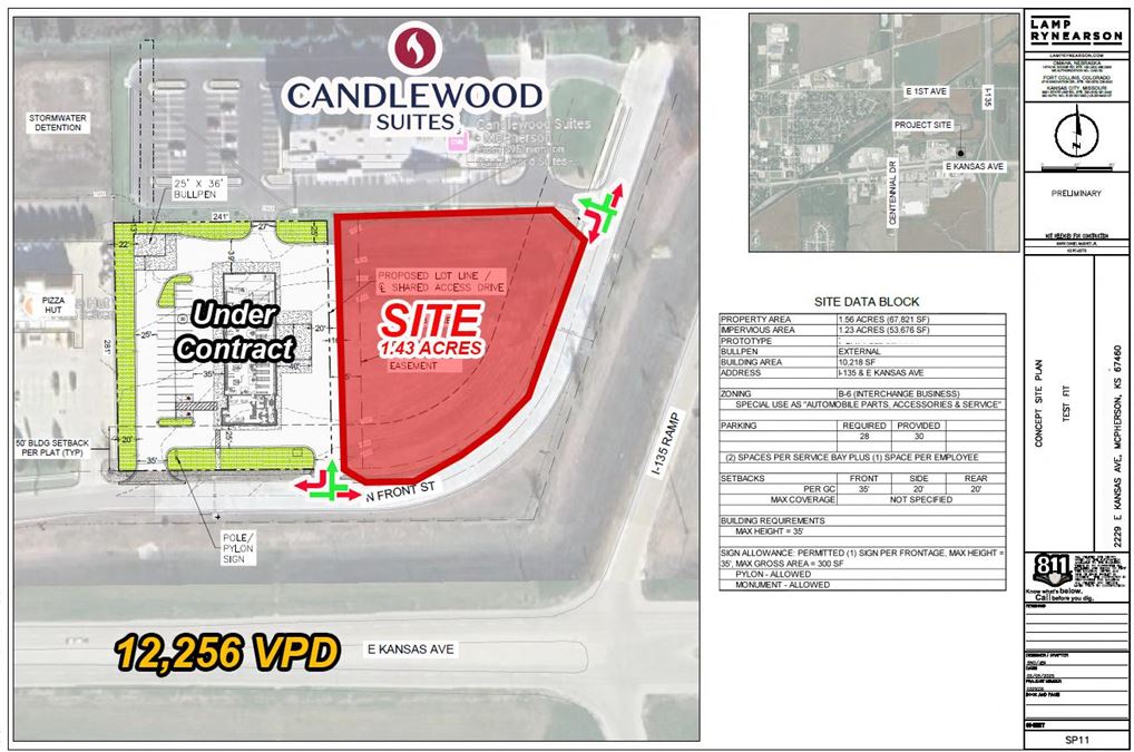 McPherson, KS - Restaurant Pad Site Available - 1.43 Acres