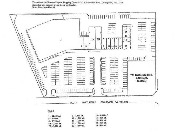 Preview of Retail space for Rent at 717-729 S. Battlefield Blvd