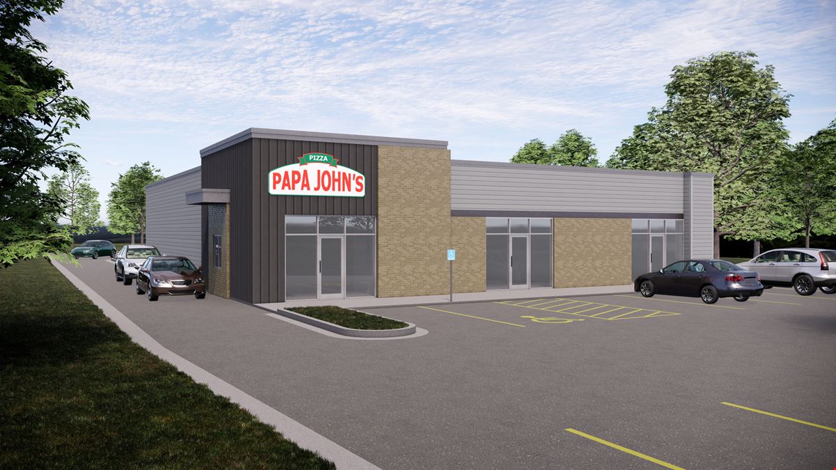 Papa Johns Anchored Strip Center