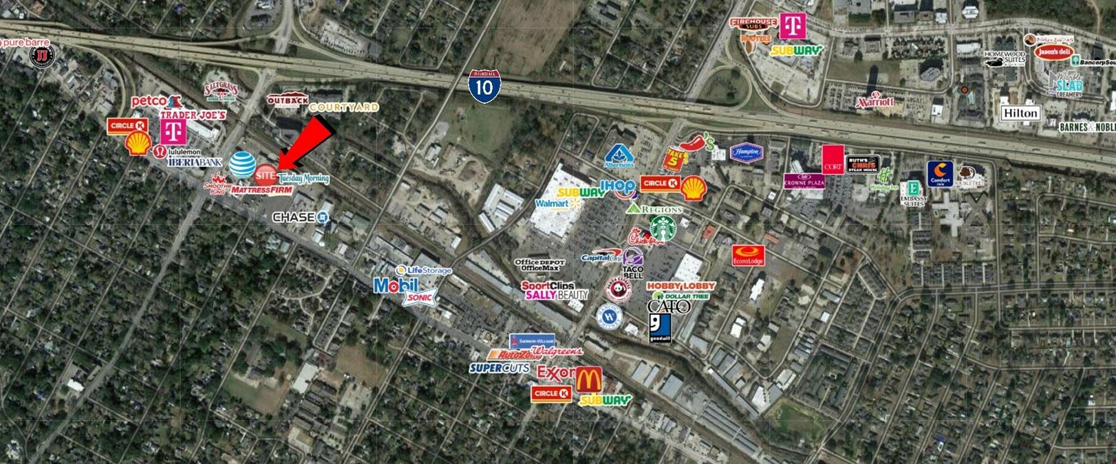Office Space Available in Acadian Perkins Shopping Center