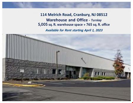 Preview of Commercial space for Rent at 114 Melrich Road