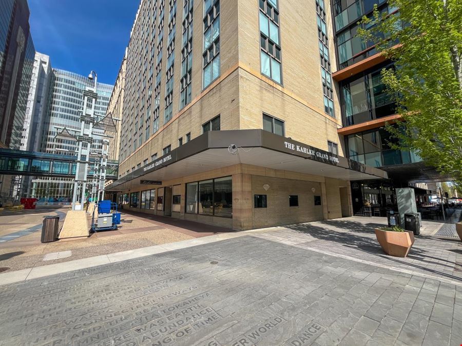 Iconic Retail Space in the Kahler Grand