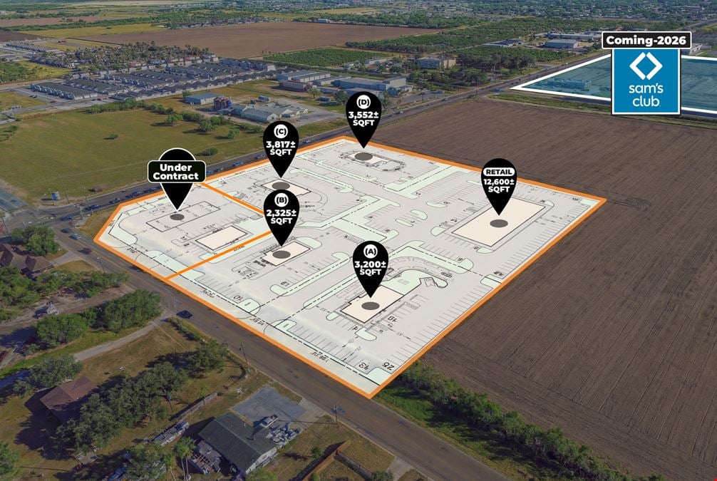 Adam’s Landing | Retail Pad Sites for Sale | ±0.85–±2.99 AC