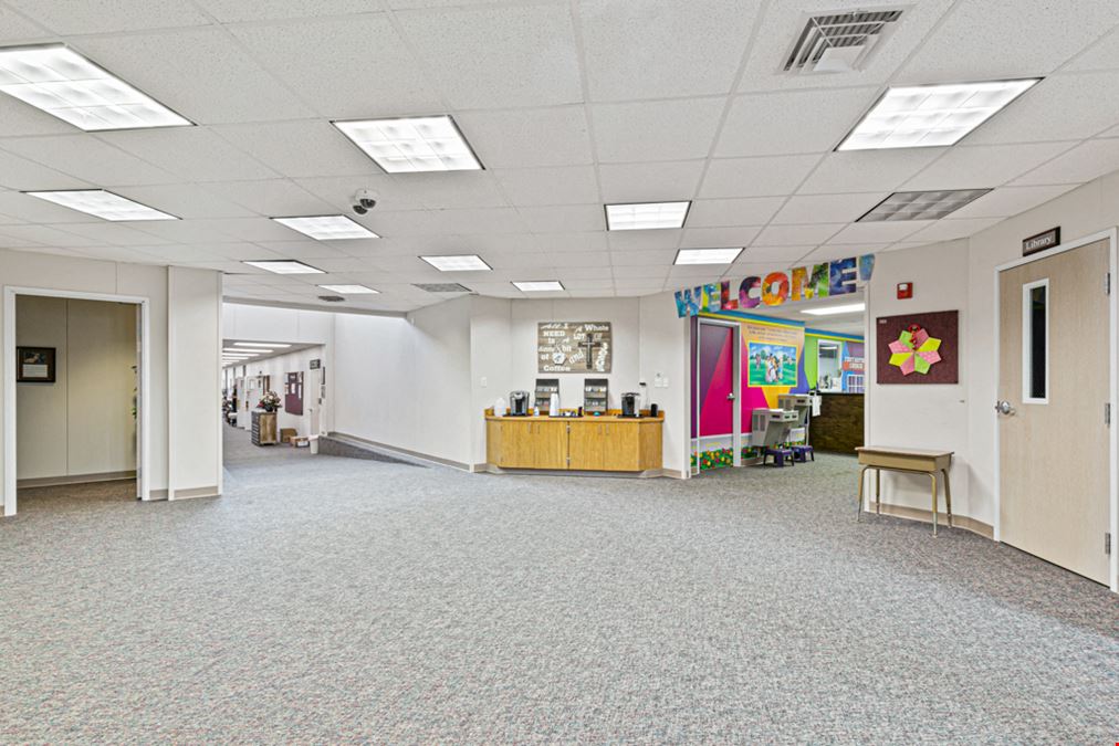 35,000 SF Church & 20,000 SF Youth Center For Sale in Downtown Greenville, TX