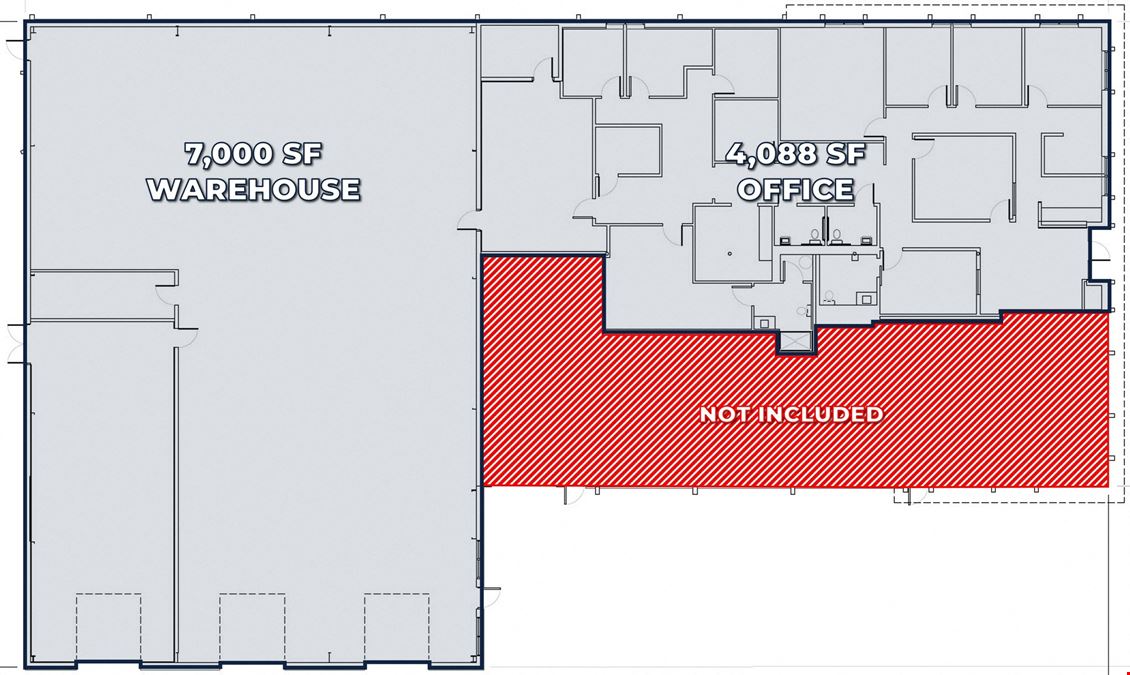 11,088 SF Flex Space