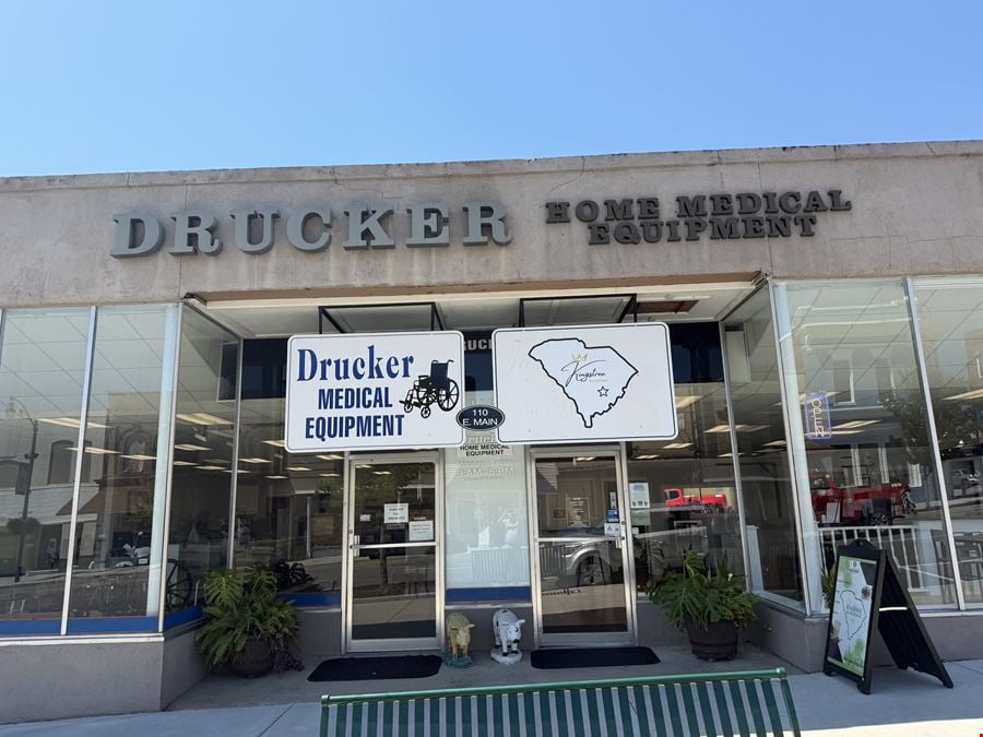 Regional Durable Medical Supplies - Possible Pivot to Drugstore Too - 110 E. Main St & Parking