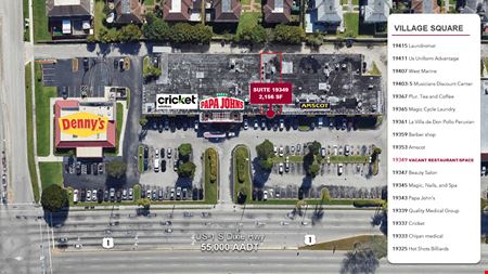 Preview of Retail space for Rent at 19349 South Dixie Highway