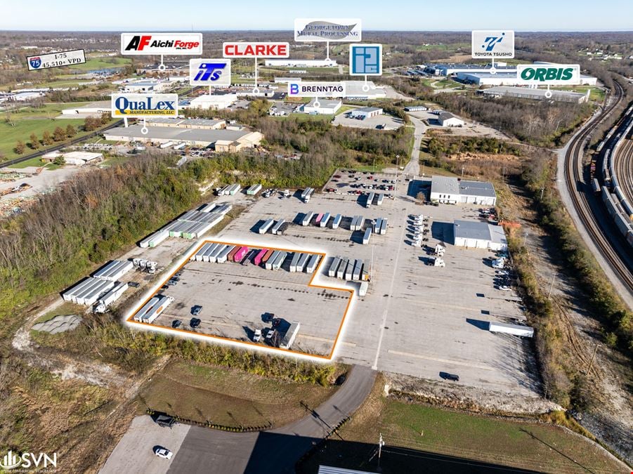 FOR LEASE:  +/-3 Acres of Industrial Outdoor Storage with Dedicated Office Space