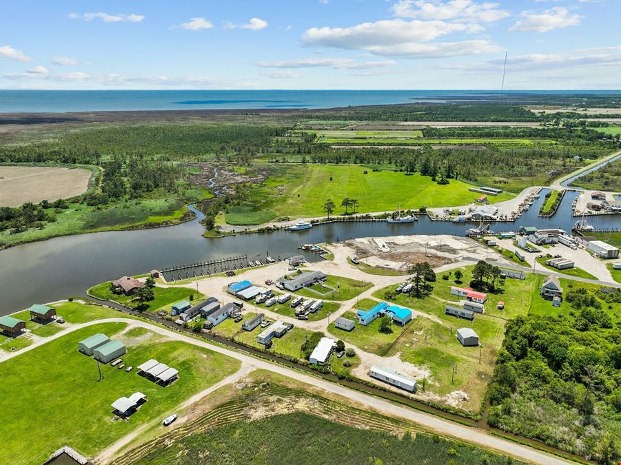 55 +/- Acre Waterfront Development Site & Marina - Engelhard NC
