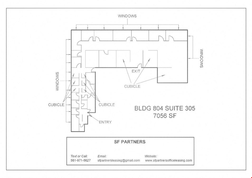 7056 SF 804-Suite 305 Professional Office Space Available in Richmond, VA 23236