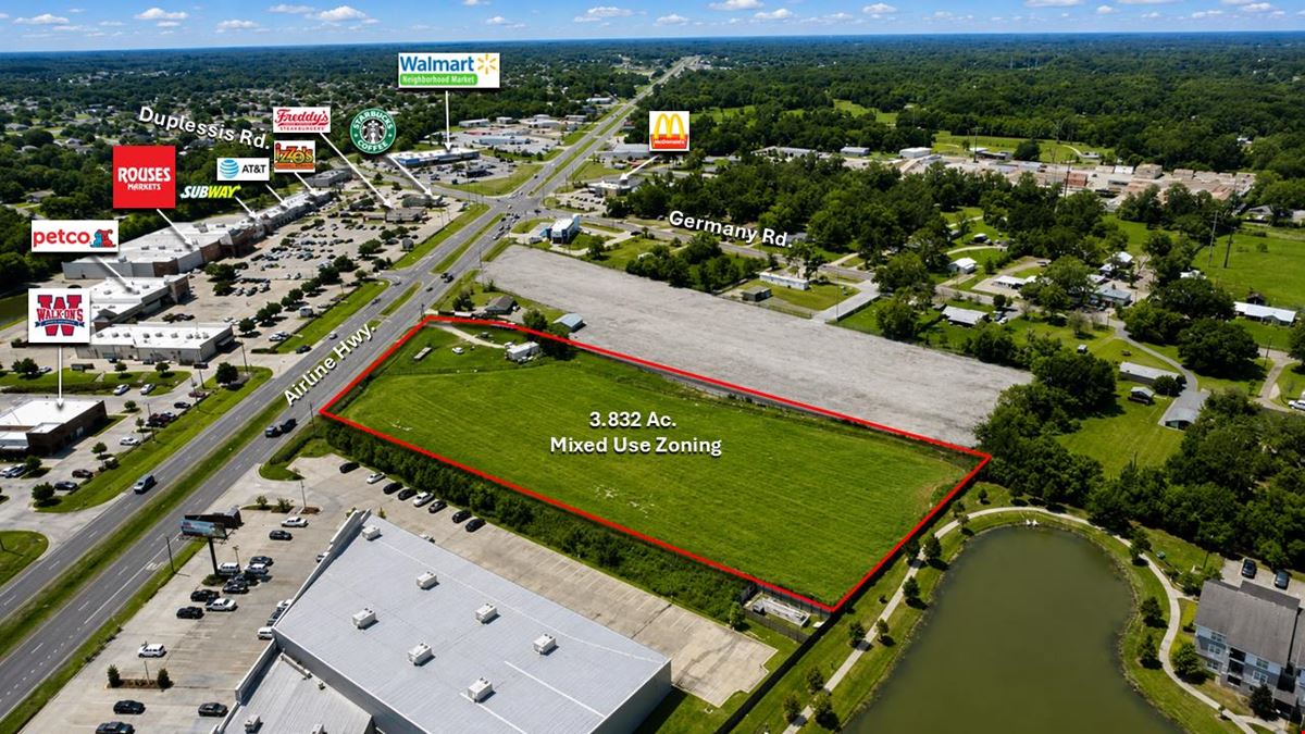3.8 Acre Development Site on Airline Hwy.